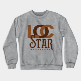 Loc Star Locs / Dreadlocks Crewneck Sweatshirt